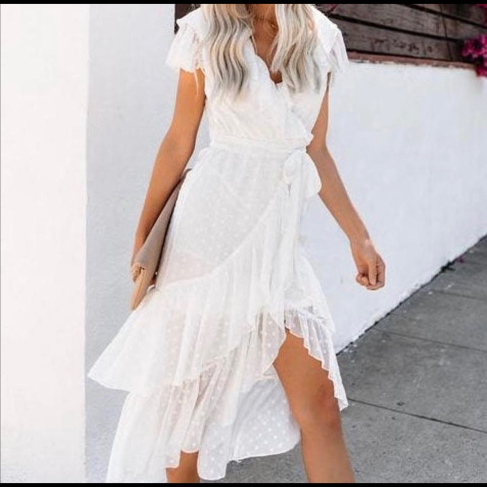 Vici Dolls Precious Heirloom dotted white dress